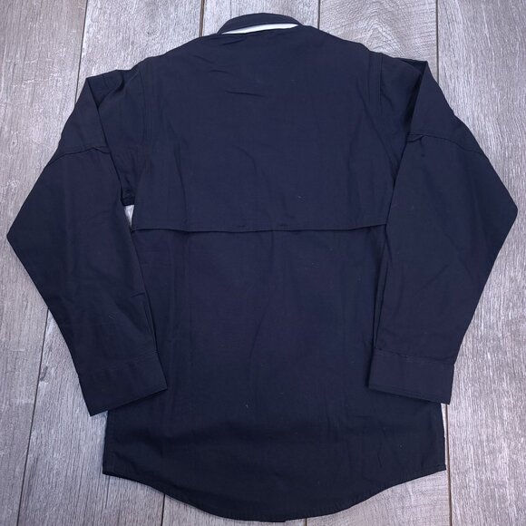 5.11 Tactical Shirt Mens XS Fire Blue Cotton Long Sleeve Pocket Vented Top - Picture 3 of 7